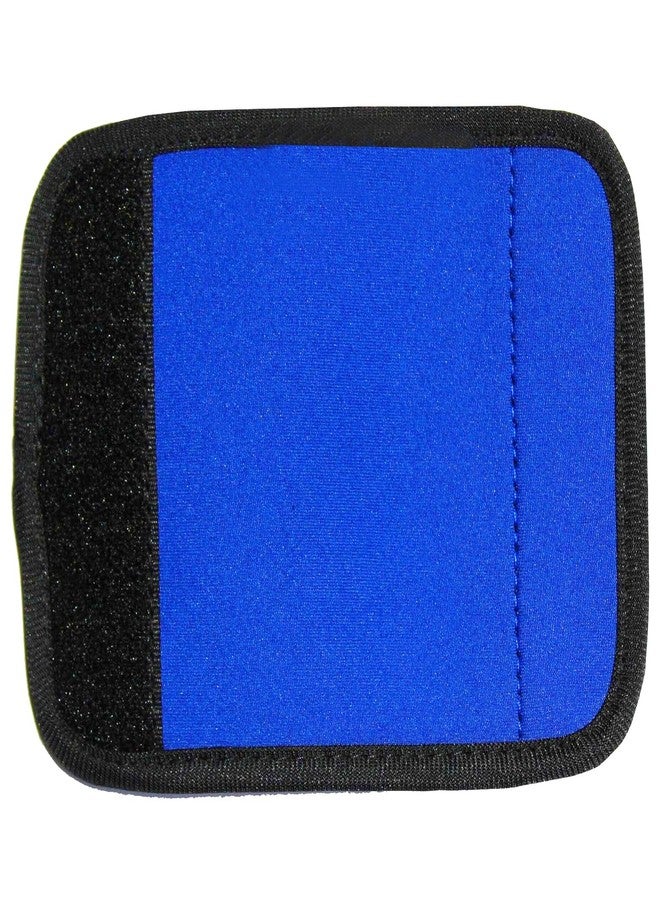 Careteilly Neoprene Luggage Handle Wrap Fluorescent Colors Luggage Identifiers (Blue) - Image 2